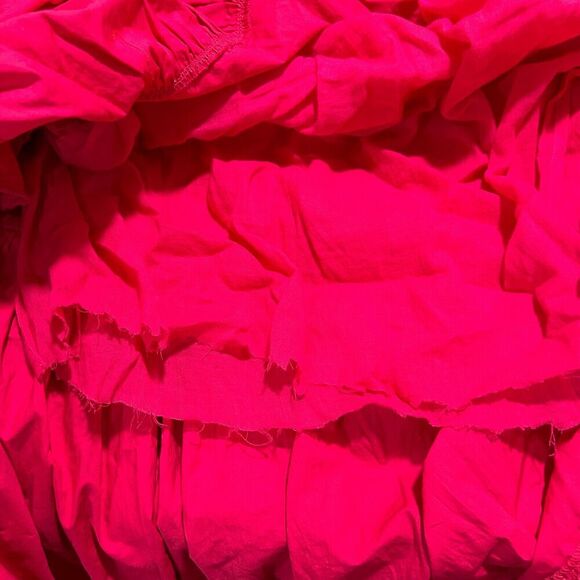 Roller Rabbit "Dakota" Dress Size Extra Small XS Women's Pink Maxi Tiered Boho - Picture 13 of 13